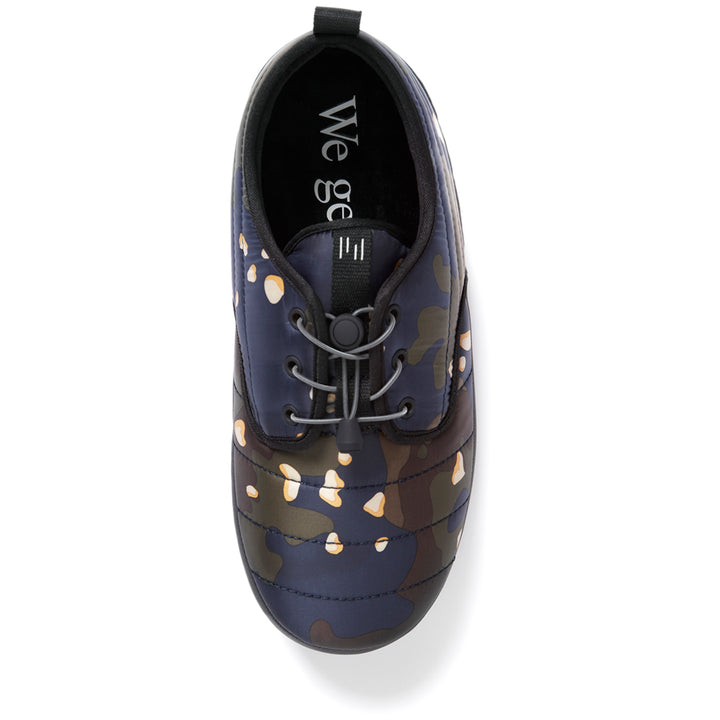 Holden Puffy Slipper Shoes Navy Choclate Chip Camo