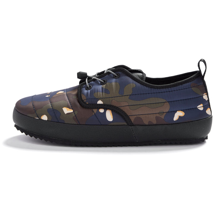 Holden Puffy Slipper Shoes Navy Choclate Chip Camo