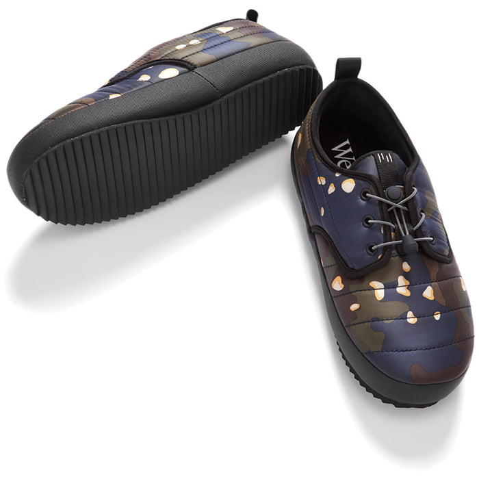 Holden Puffy Slipper Shoes Navy Choclate Chip Camo