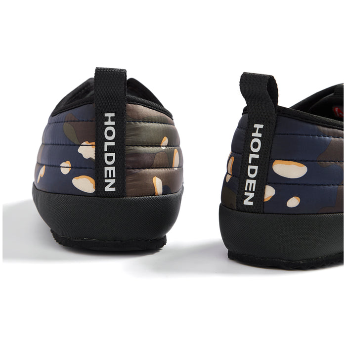 Holden Puffy Slipper Shoes Navy Choclate Chip Camo
