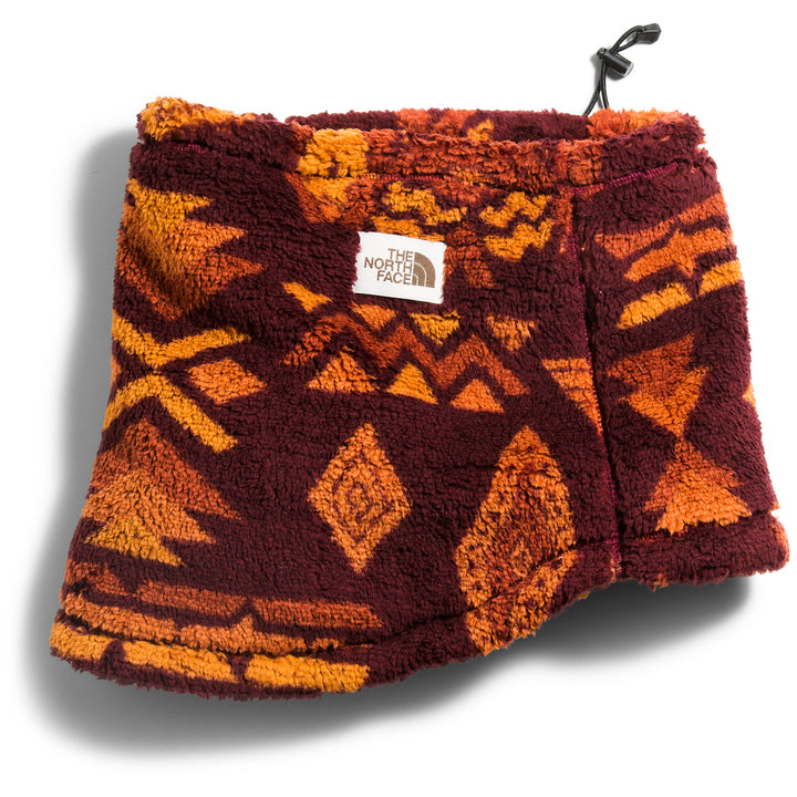 The North Face Campshire Neck Gaiter Deep Garnet Red California Geo Print