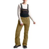 The North Face Freedom Bibs - Women's British Khaki/TNF Black::British Khaki/TNF Black
