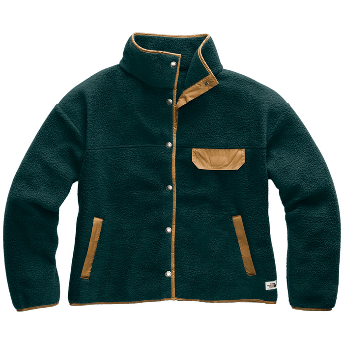 The North Face Cragmont Fleece Jacket - Women's Ponderosa Green/Cedar Brown