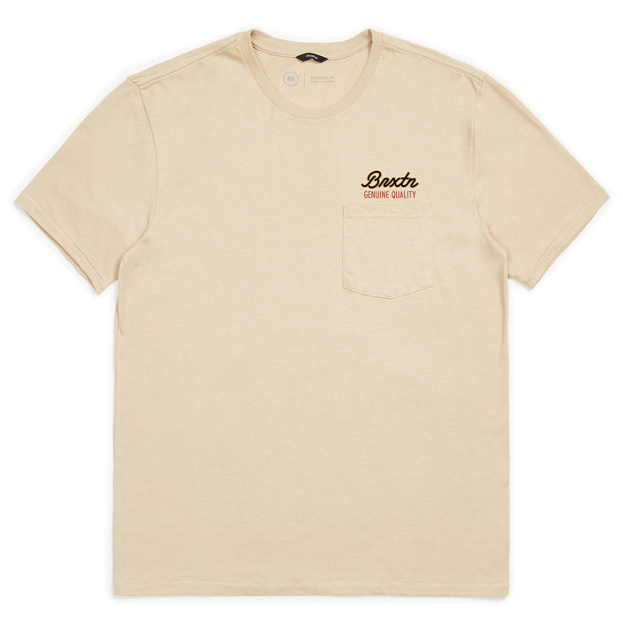 Brixton Spring Pocket T-Shirt Vanilla