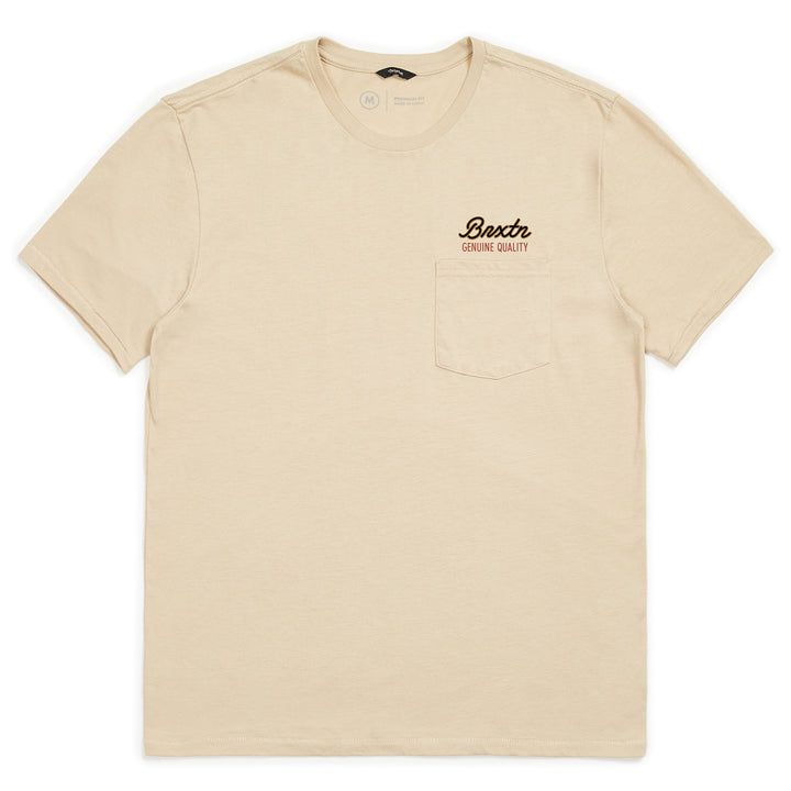 Brixton Spring Pocket T-Shirt Vanilla