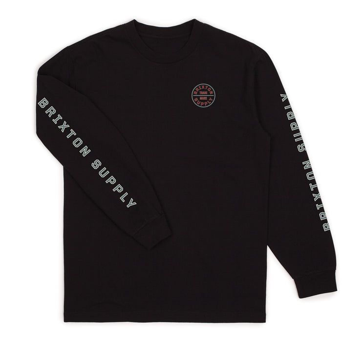 Brixton Oath IV Long-Sleeve T-Shirt Black/Blue