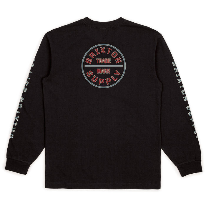 Brixton Oath IV Long-Sleeve T-Shirt Black/Blue