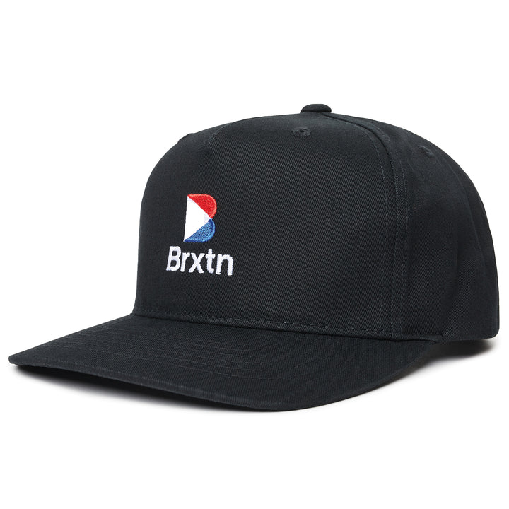 Brixton Stowell II MP Snapback Hat Black