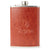 Brixton Main Label Flask Brown