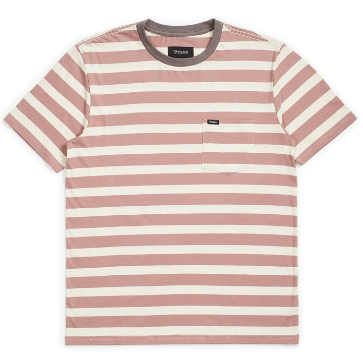 Brixton Hilt Pocket T-Shirt Mauve