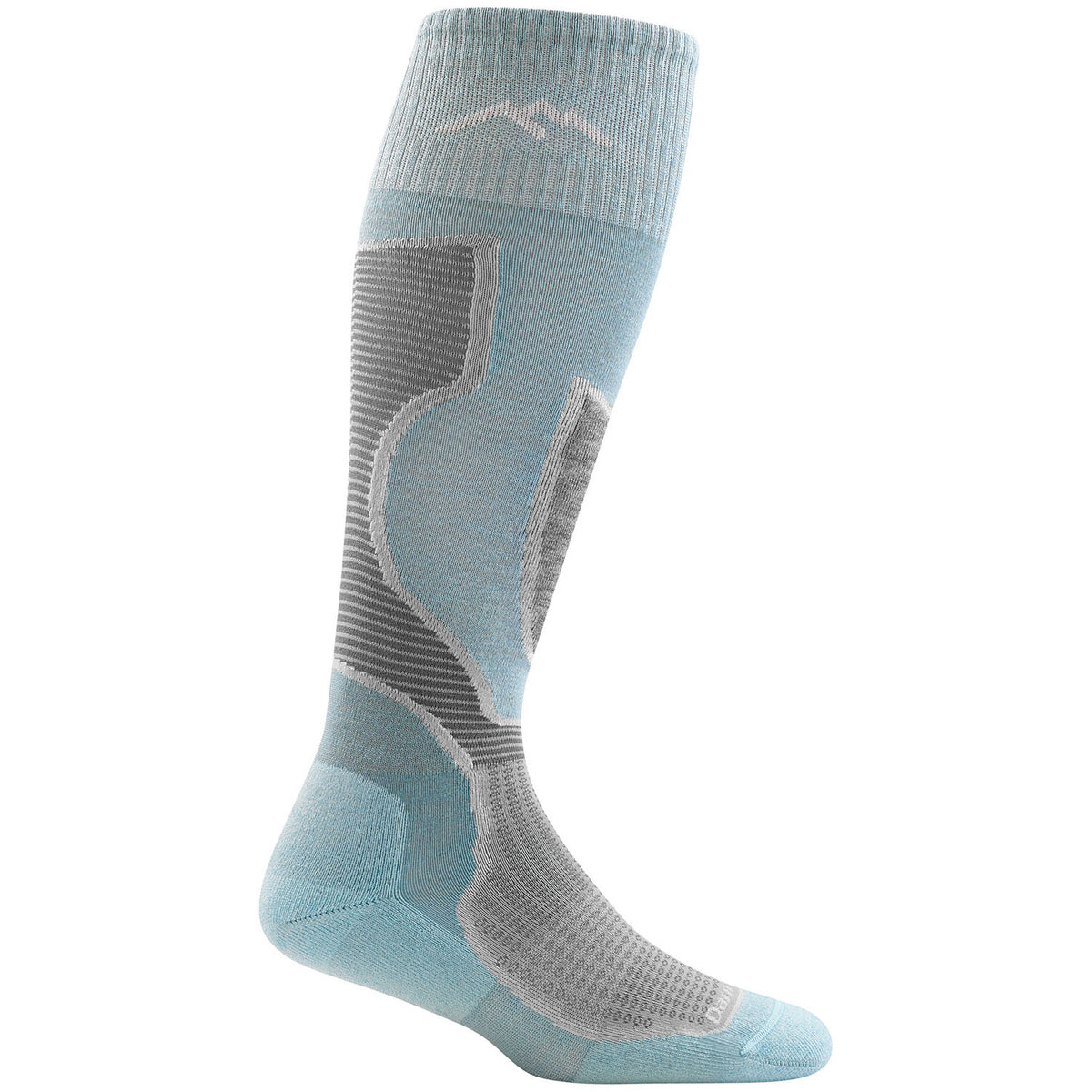 Darn Tough Outer Limits Over-the-Calf Light Cushion Socks - Women's Light Blue