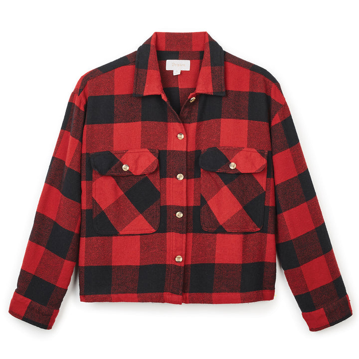 Brixton Astoria Flannel Overshirt - Women's Cardinal