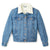 Brixton Broadway Sherpa Denim Jacket - Women's Faded Indigo