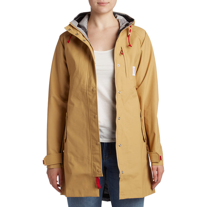 Topo Designs Tech Trench Rain Coat - Women's Tan