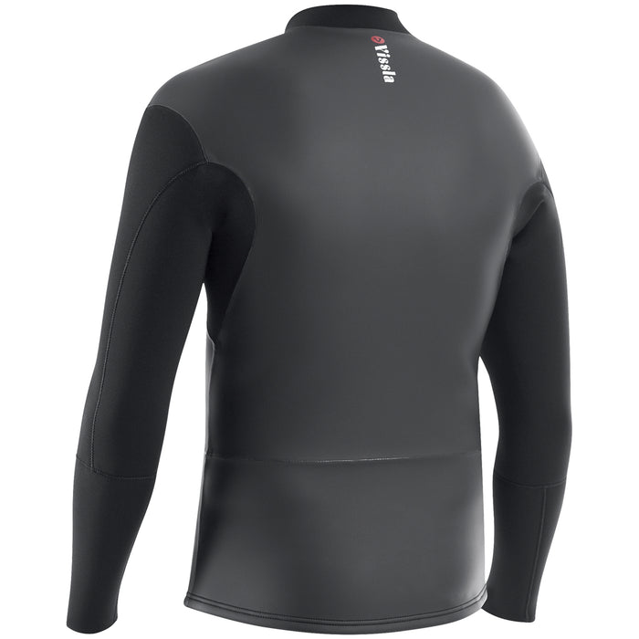 Vissla 2mm Front Zip Wetsuit Jacket Black