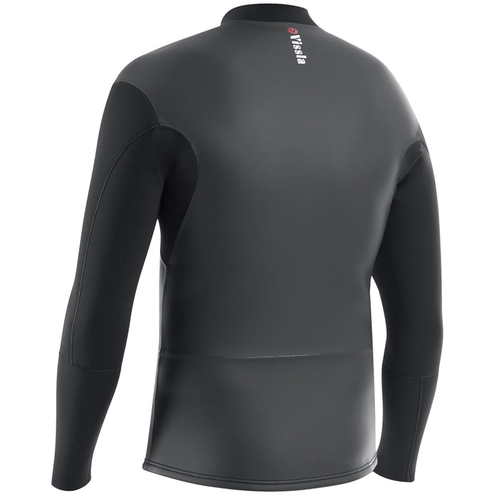 Vissla 2mm Front Zip Wetsuit Jacket Black