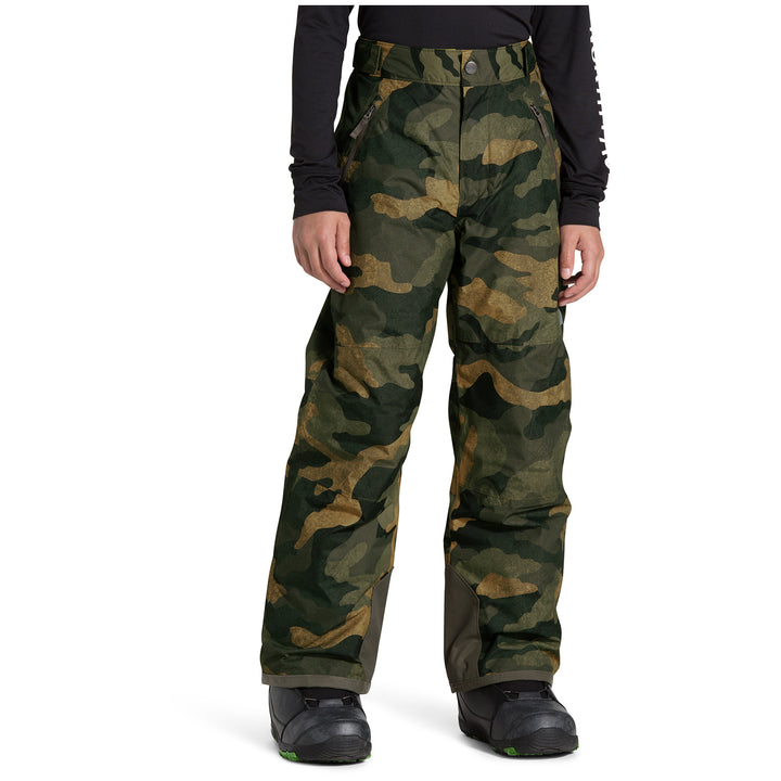 The North Face Freedom Insulated Pants - Boys' British Khaki Waxed Camo Print