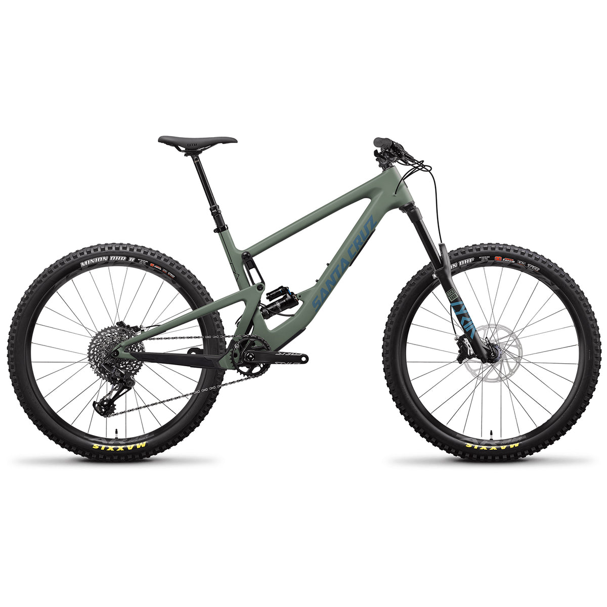 Santa Cruz Bicycles Bronson C S+ Complete Mountain Bike 2020 Matte Olive