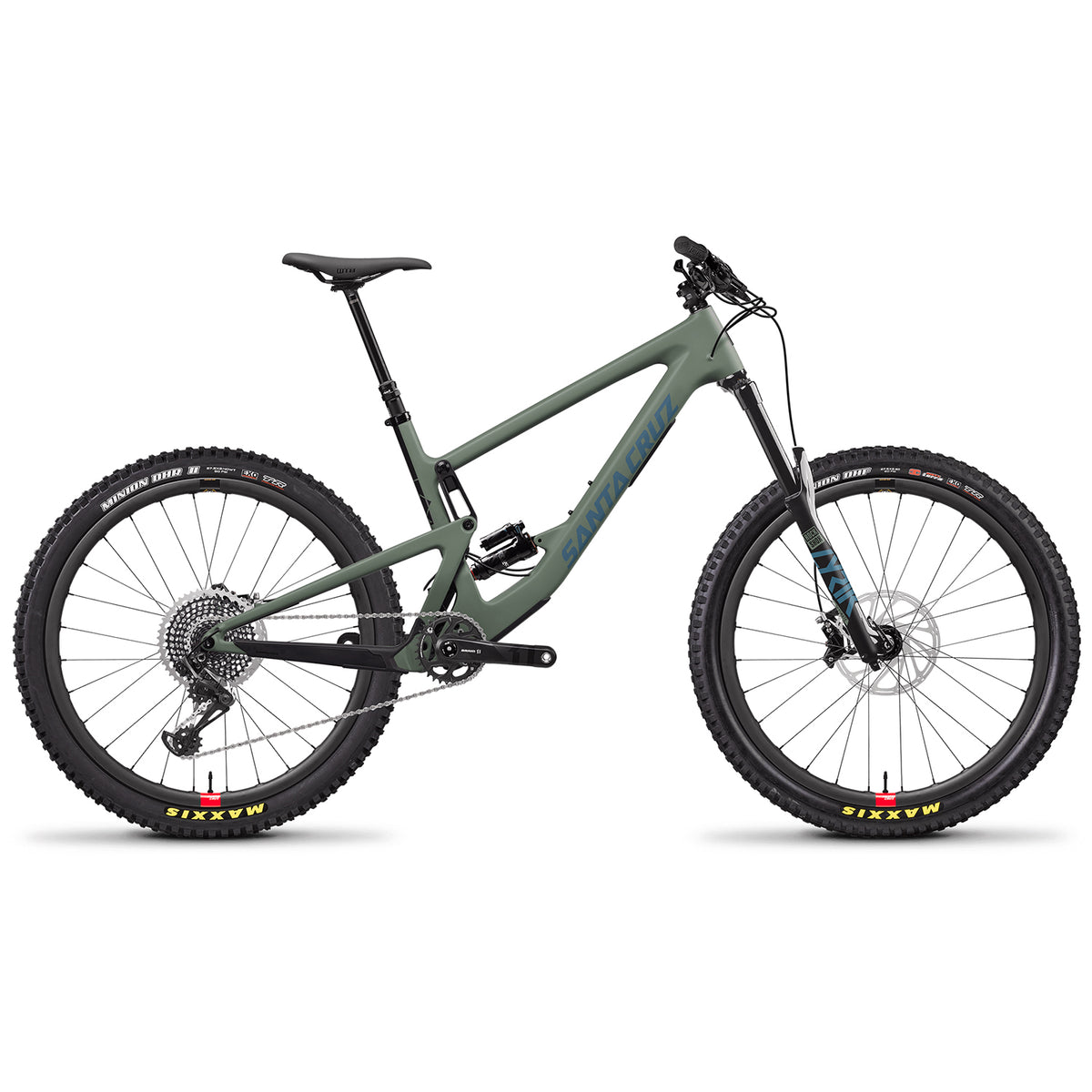 Santa Cruz Bicycles Bronson CC X01 Reserve Complete Mountain Bike 2020 Matte Olive