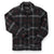 Filson Unlined Wool Cape Coat Black/Red/Gray Plaid