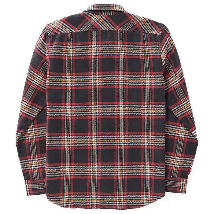 Filson Vintage Flannel Work Shirt Black/Red/Gold Plaid