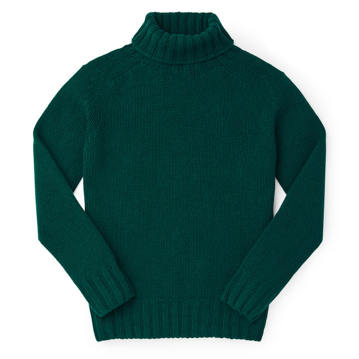 Filson Lambswool Turtleneck Sweater - Women's Emerald
