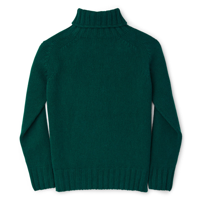 Filson Lambswool Turtleneck Sweater - Women's Emerald