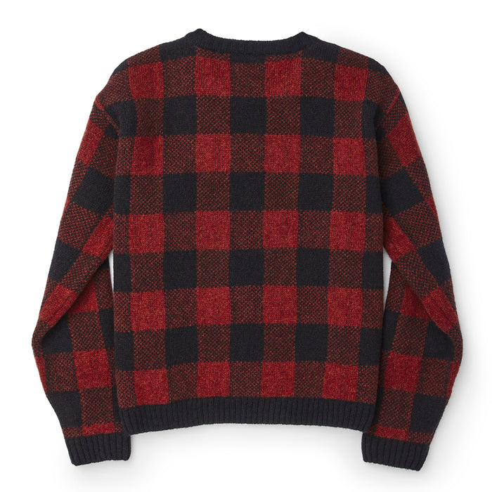 Filson Buffalo Check Sweater - Women's Red/Black Check