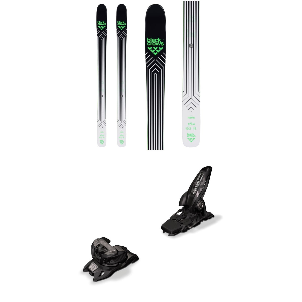 Black Crows Navis Skis + Marker Griffon 13 ID Ski Bindings 2020