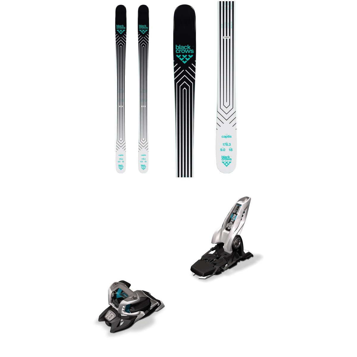 Black Crows Captis Skis + Marker Griffon 13 ID Ski Bindings 2020