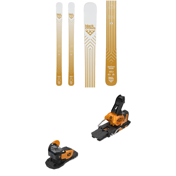 Black Crows Daemon Birdie Skis - Women's + Salomon Warden MNC 13 Ski Bindings 2020