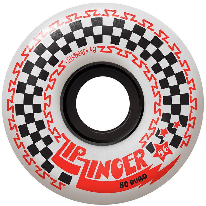 Krooked Zip Zinger 80HD White Skateboard Wheels