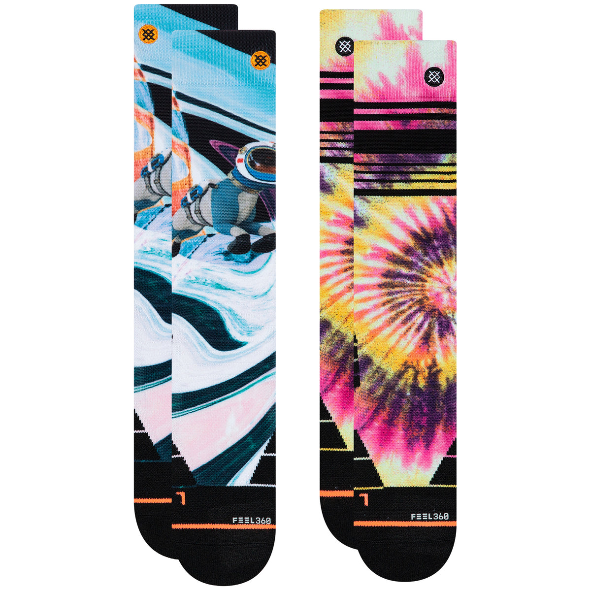 Stance Mountain 2-Pack Snow Socks - Women's Multi