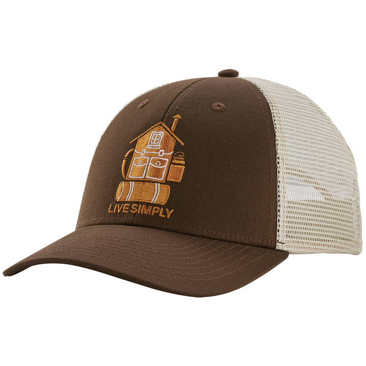 Patagonia Live Simply Home LoPro Trucker Hat Bristle Brown
