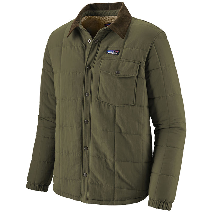 Patagonia Isthmus Quilted Shirt Jacket Industrial Green