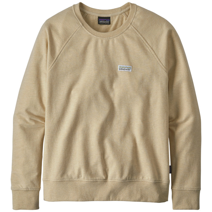 Patagonia Pastel P-6 Label Ahnya Crew Sweatshirt - Women's Oyster White