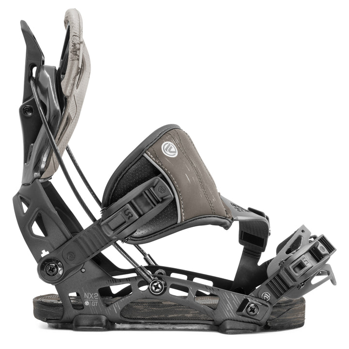 Flow NX2-GT Hybrid Snowboard Bindings 2020 Charcoal