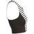 Amuse Society Laka Striped Cropped Neoprene Vest - Women's Black