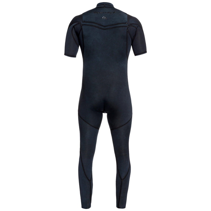 Quiksilver 2/2 Originals Monochrome Short Sleeve GBS Springsuit Black