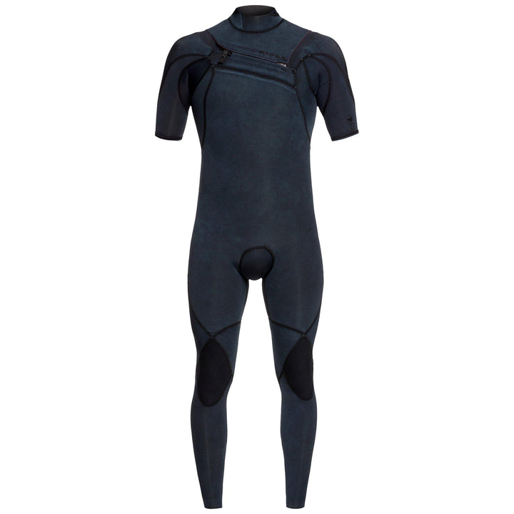 Quiksilver 2/2 Originals Monochrome Short Sleeve GBS Springsuit Black