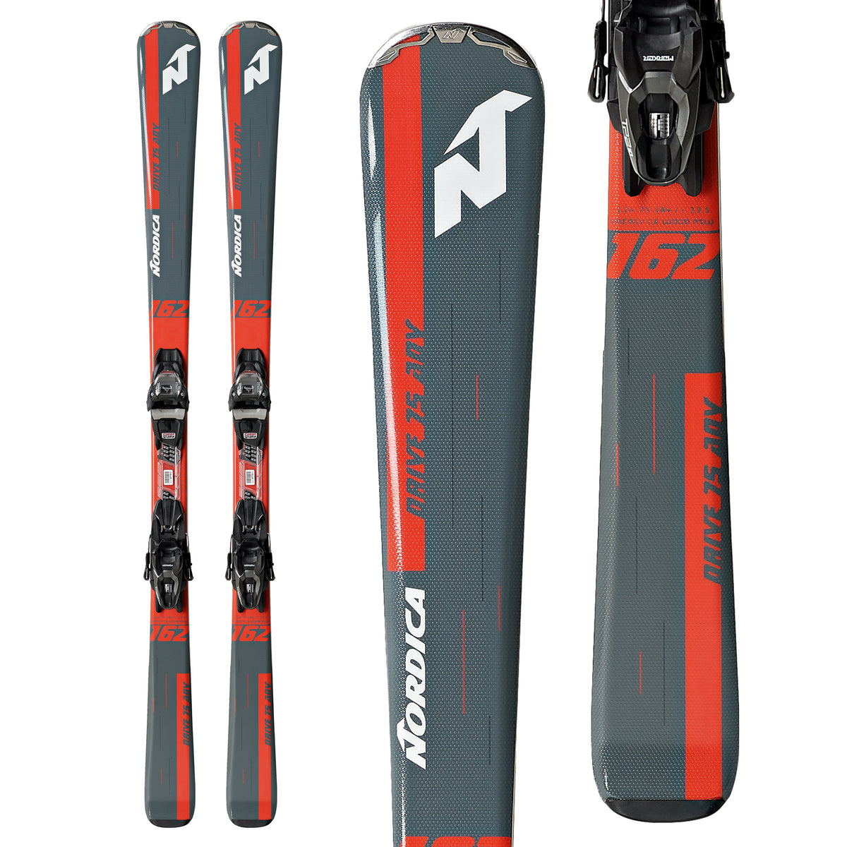 Nordica Drive 75 ADV Skis + TP Compact 10 Bindings 2019