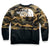 The North Face NSE Graphic Long-Sleeve Crew Sweatshirt Burnt Olive Green Waxed Camo Print