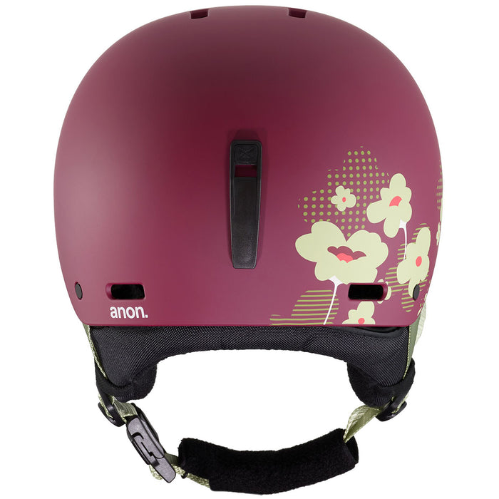 Anon Rime 3 Helmet - Kids' Flower Maroon
