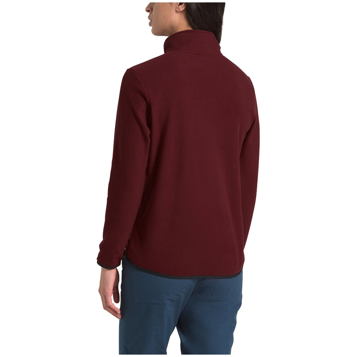 The North Face TKA Glacier Snap-Neck Pullover - Women's Deep Garnet Red/Deep Garnet Red