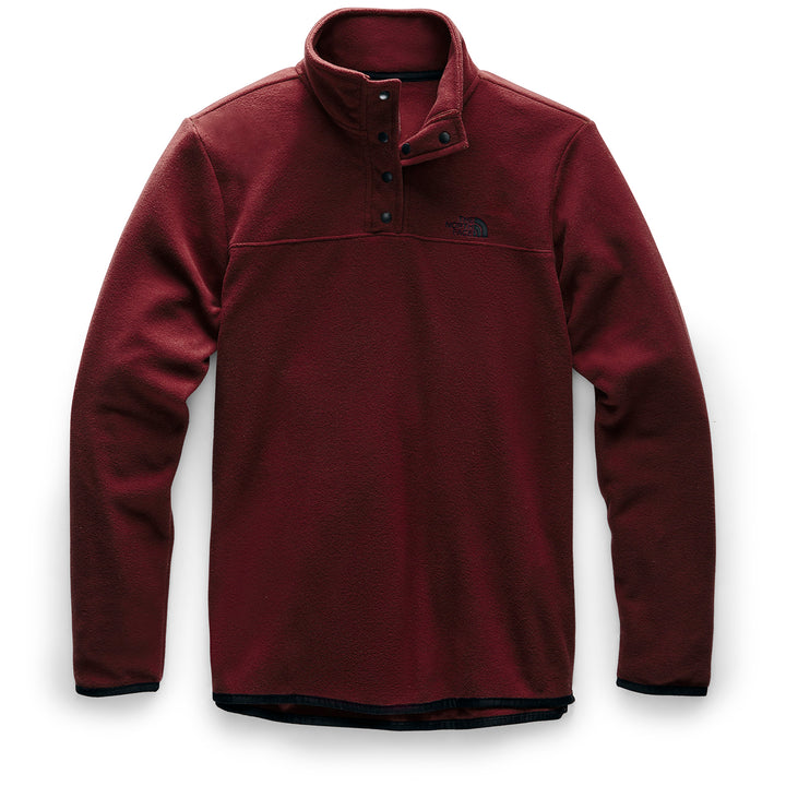 The North Face TKA Glacier Snap-Neck Pullover - Women's Deep Garnet Red/Deep Garnet Red