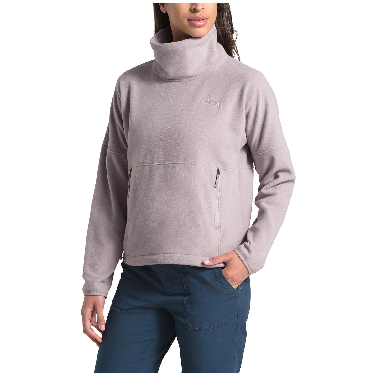 The North Face TKA Glacier Funnel-Neck Pullover - Women's Ashen Purple/Ashen Purple