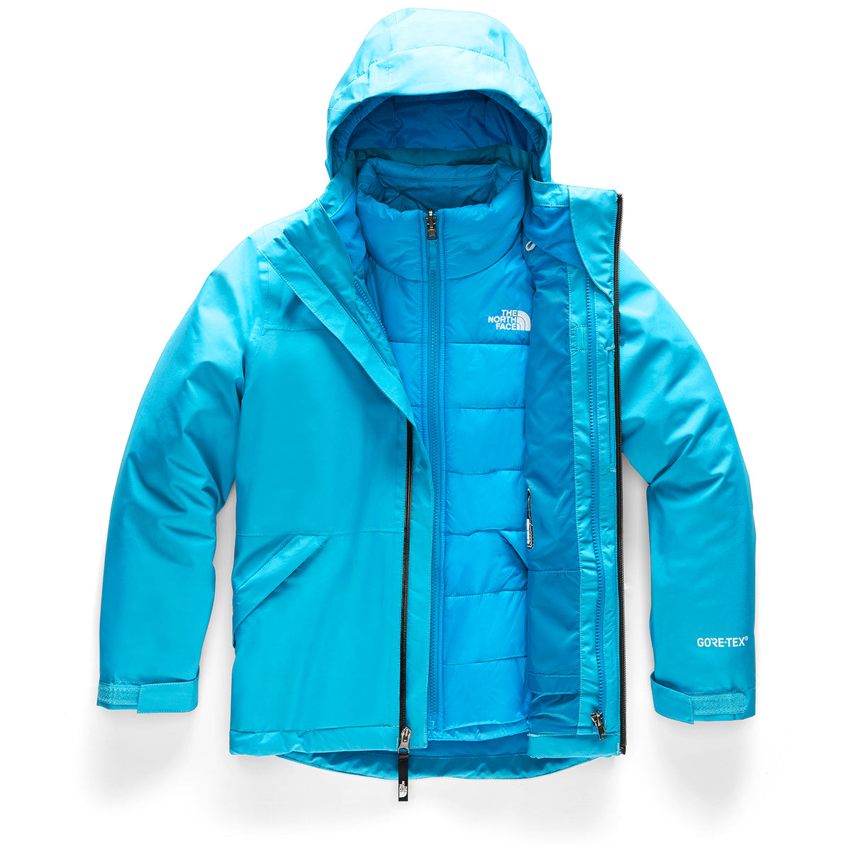 The North Face Fresh Tracks Triclimate GORE-TEX Jacket - Girls' Turquoise Blue