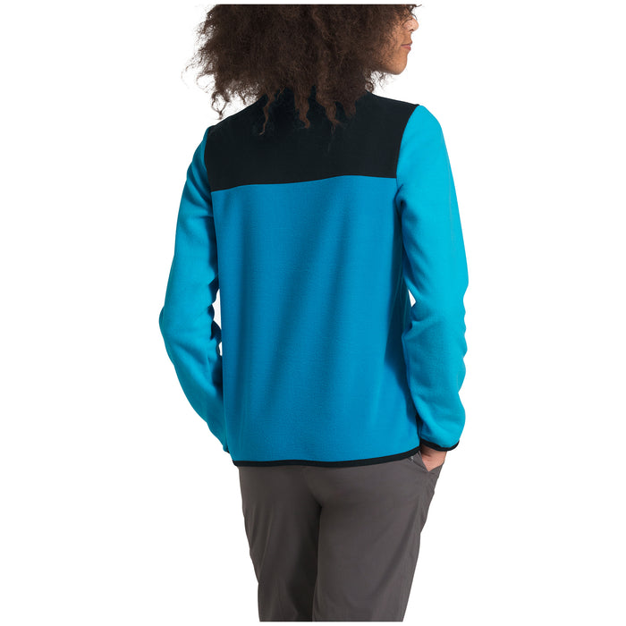 The North Face Glacier 1/4 Snap Pullover - Girls' Acoustic Blue