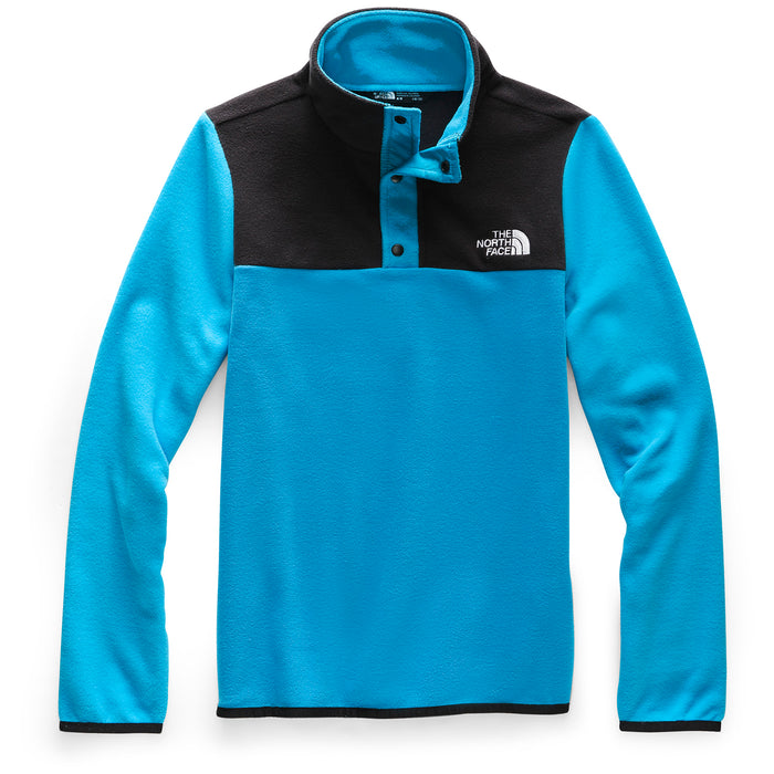 The North Face Glacier 1/4 Snap Pullover - Girls' Acoustic Blue