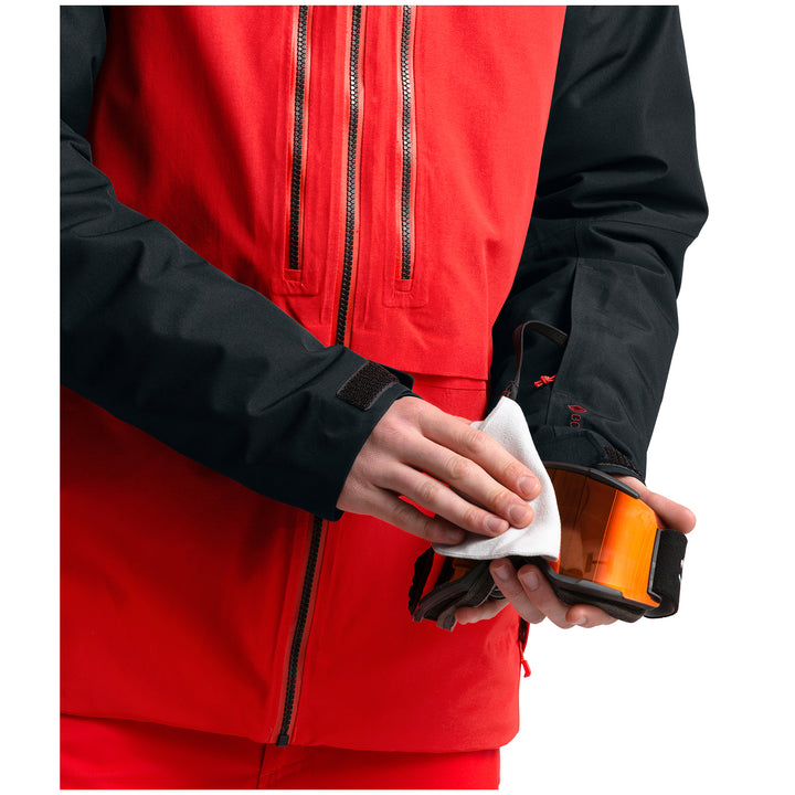 The North Face Powder Guide Jacket Fiery Red/TNF Black